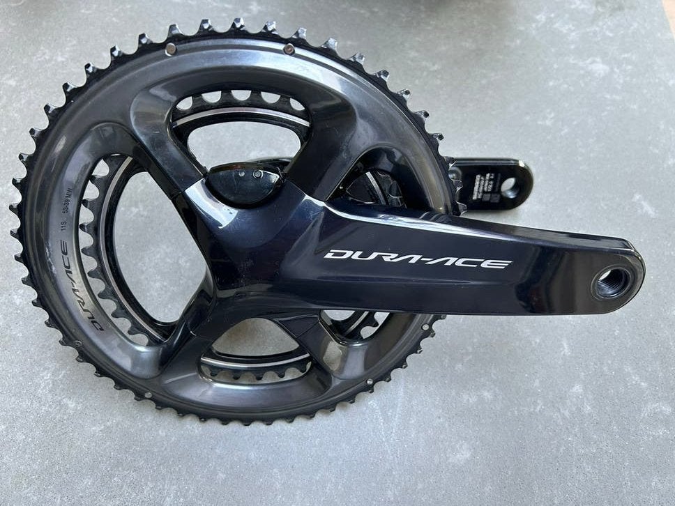Shimano Dura-Ace 9100 power cransktel en Ultegra 8000 casset, Crankstel of Pedalen, Ophalen of Verzenden, Zo goed als nieuw, Aluminium