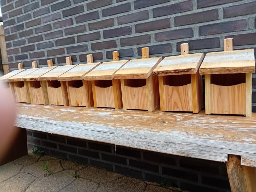 Vogelhuisje nestkastje roodborstje kwikstaart winterkoning, Ophalen of Verzenden, Nieuw, Minder dan 250 cm
