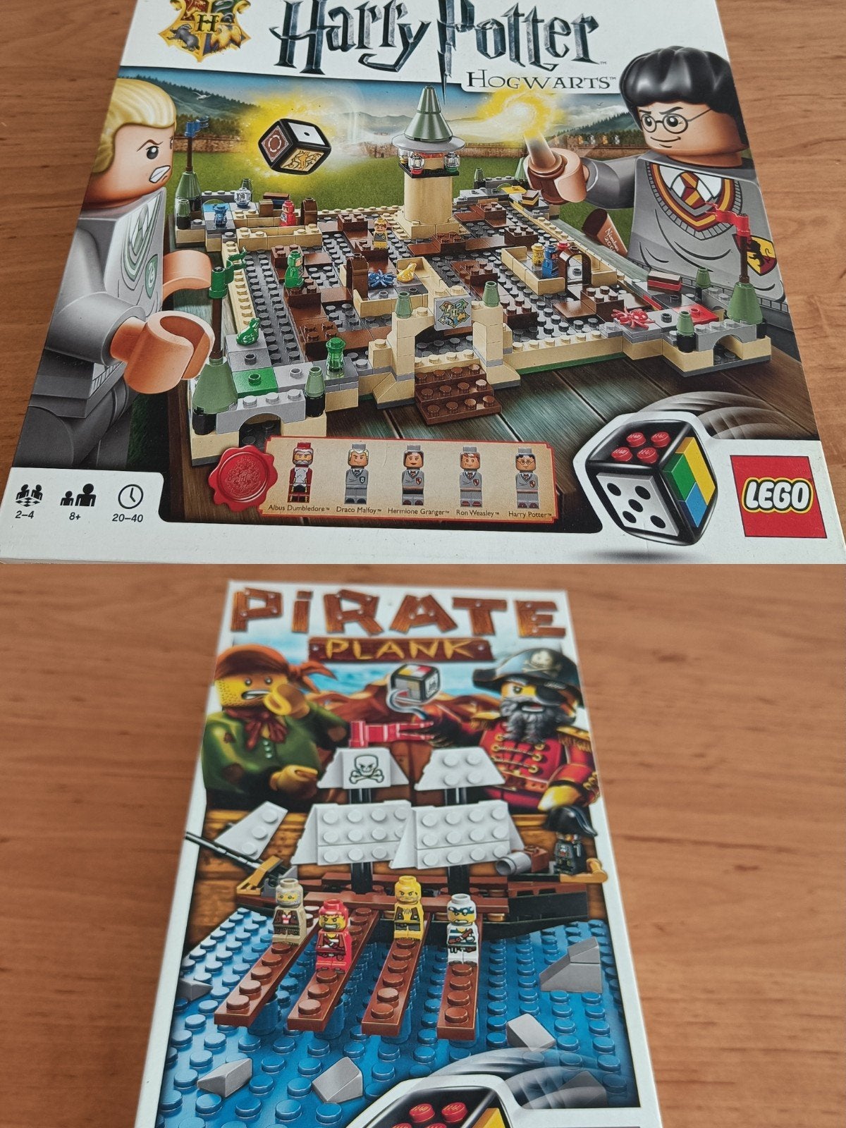 Twee Lego Spellen, Harry Potter en Piraten plank, in doos, Kinderen en Baby's, Speelgoed | Duplo en Lego, Lego, Ophalen of Verzenden