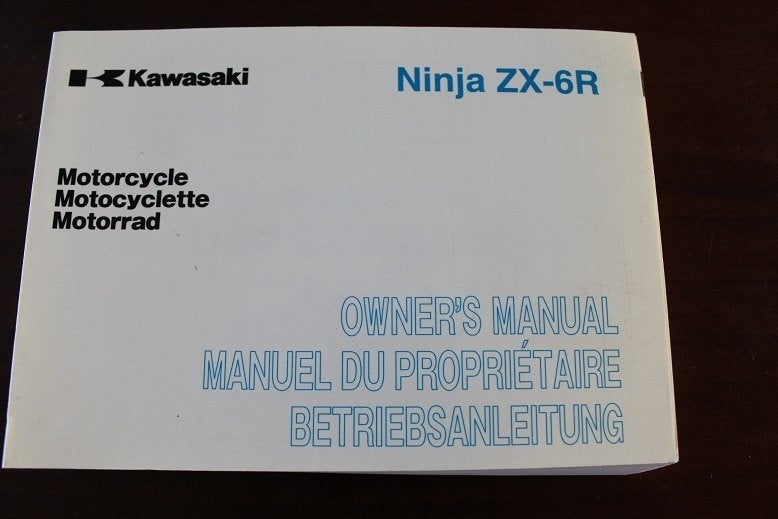 Kawasaki Ninja ZX-6R 2007 motorcycle owner's manual ZX600P, Motoren, Ophalen of Verzenden, Kawasaki