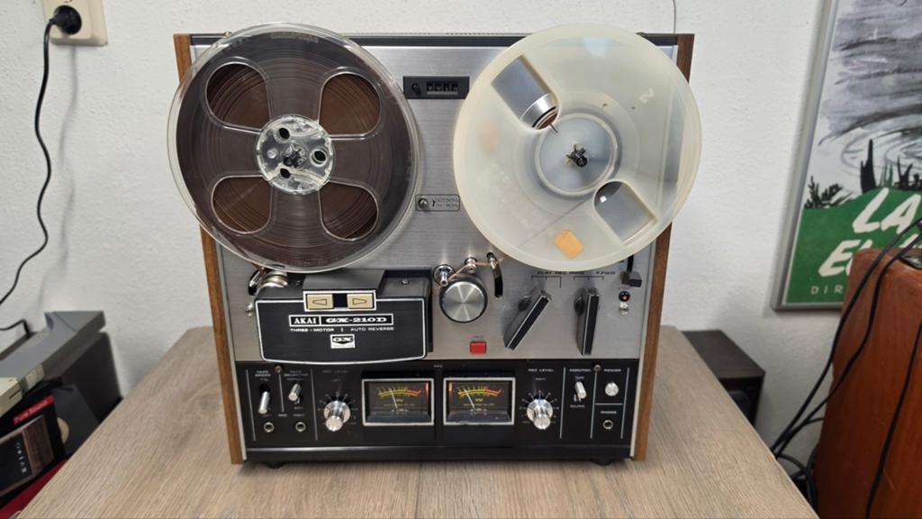 GX-210D Stereo Reel to Reel Tape Recorder / bandrecorder, Ophalen of Verzenden, Rua 197, Akai, Bandrecorder