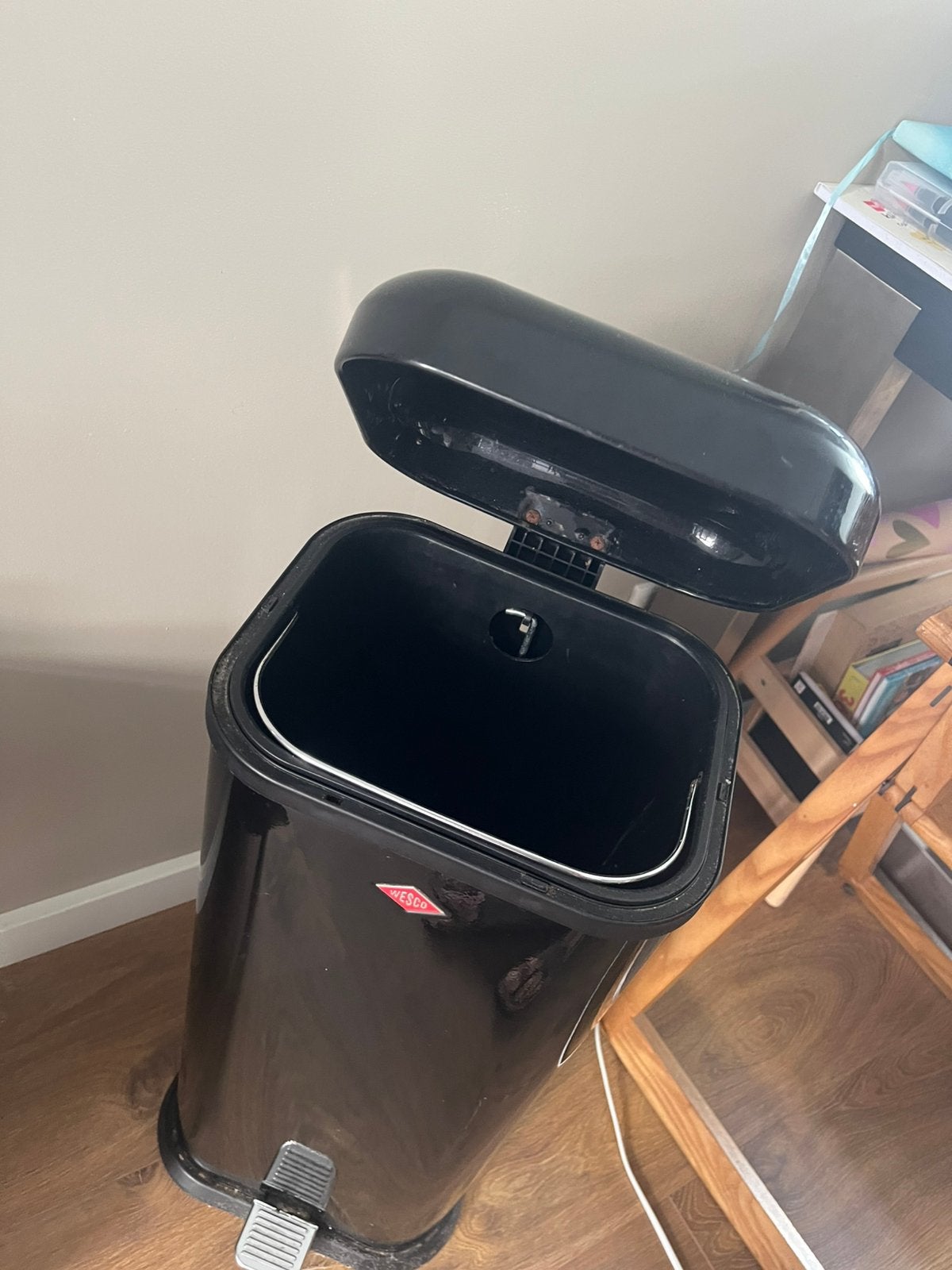 Wesco pedaalemmer /prullenbak, Huis en Inrichting, Woonaccessoires | Prullenbakken, Ophalen, Zo goed als nieuw