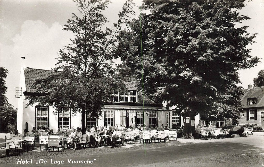 Lage Vuursche, Hotel De Lage Vuursche, Ophalen of Verzenden, 1960 tot 1980, Ongelopen, Utrecht