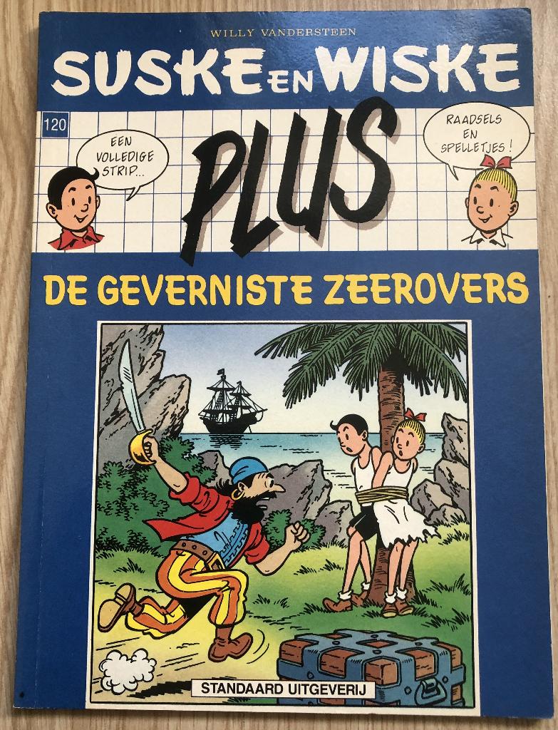 SUSKE EN WISKE - DE GEVERNISTE ZEEROVERS - PLUS BLAUW UITG., Eén stripboek, Ophalen of Verzenden, Zo goed als nieuw, Willy Vandersteen