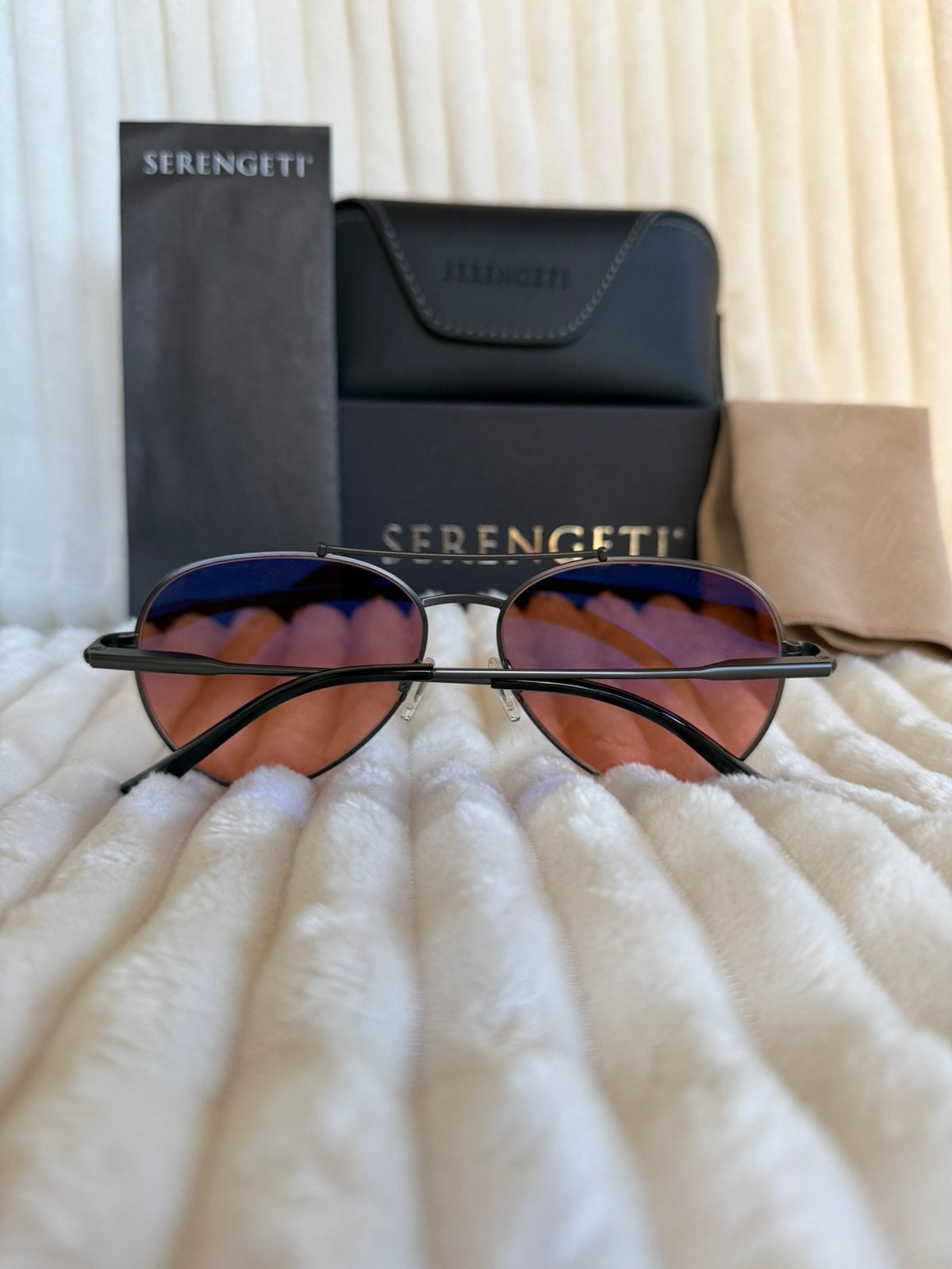 Serengeti Pete SS599001  (Mineraal) Non-Polarized, Sieraden, Tassen en Uiterlijk, Zonnebrillen en Brillen | Heren, Zonnebril, Verzenden
