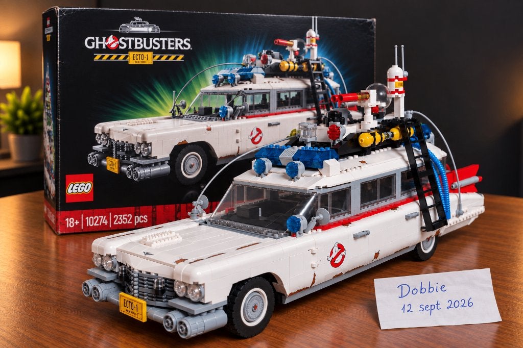 LEGO 10274 Ghostbusters ECTO-1 – Compleet met doos & boekje, Ophalen, Inclusief instructies, Lego, Zo goed als nieuw