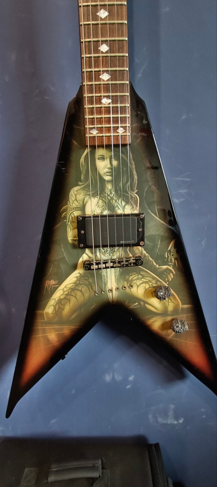BC Rich JR-V Body Art, Muziek en Instrumenten, Ophalen of Verzenden, Solid body, Overige merken