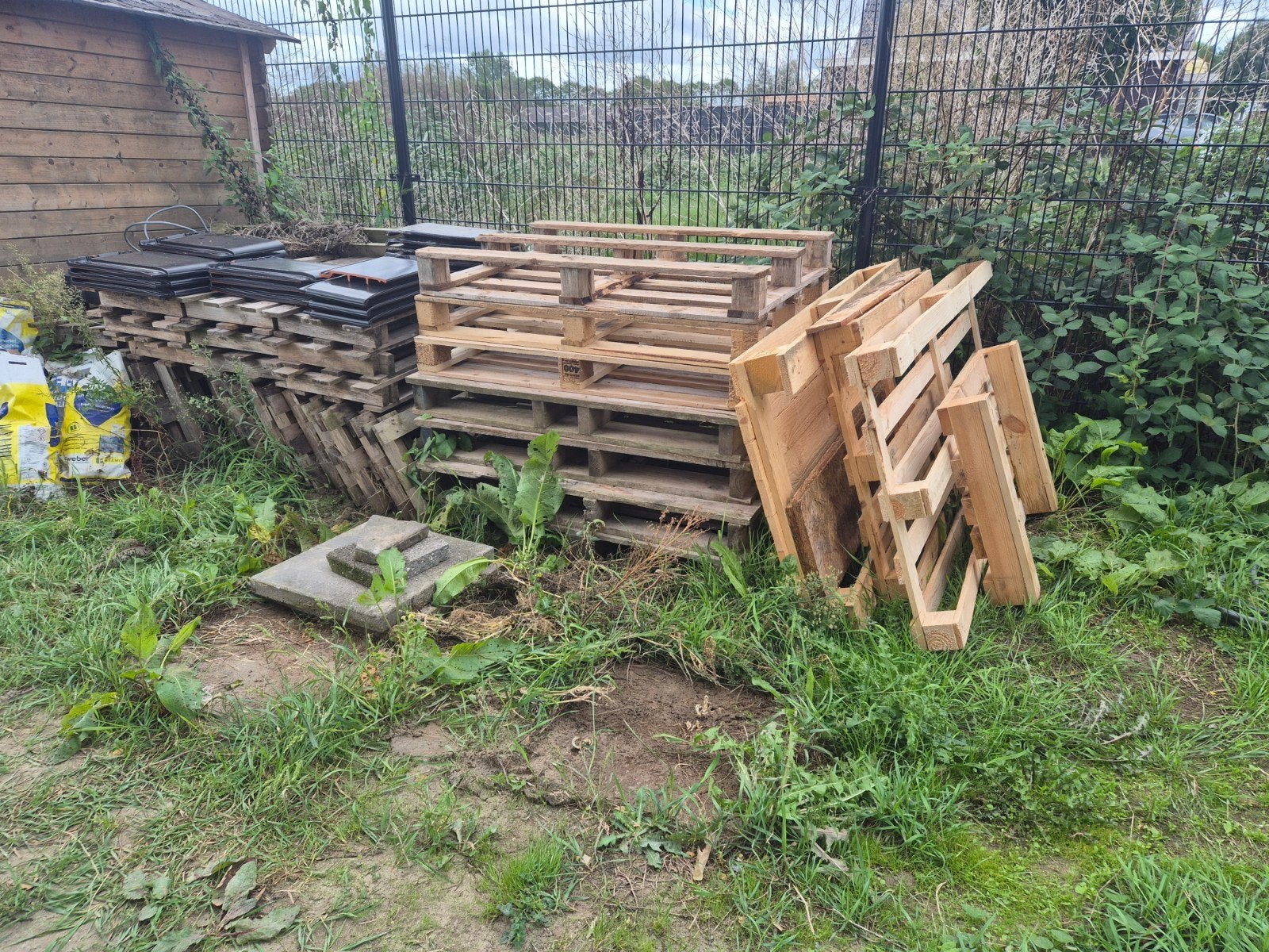 Pallets, Ophalen, Gebruikt, 25 tot 50 mm, Minder dan 200 cm