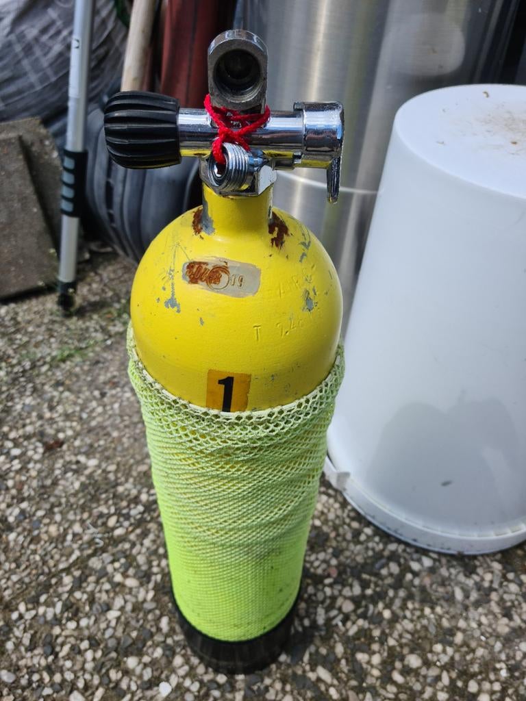 7 liter duikfles - Ideaal voor zwembadoefeningen, Ophalen, Gebruikt, Duikfles