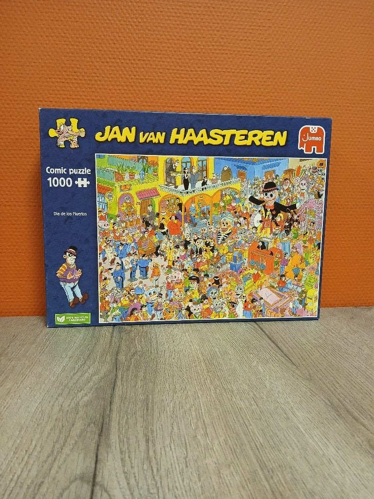 Jan van Haasteren Dia de los Muertos, Ophalen of Verzenden, 500 t/m 1500 stukjes, Gebruikt, Legpuzzel
