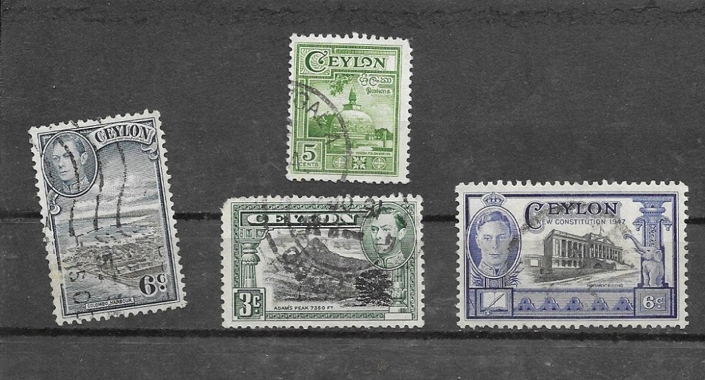 Ceylon. gestempeld kavel, Verzenden, Gestempeld, Oost-Azië