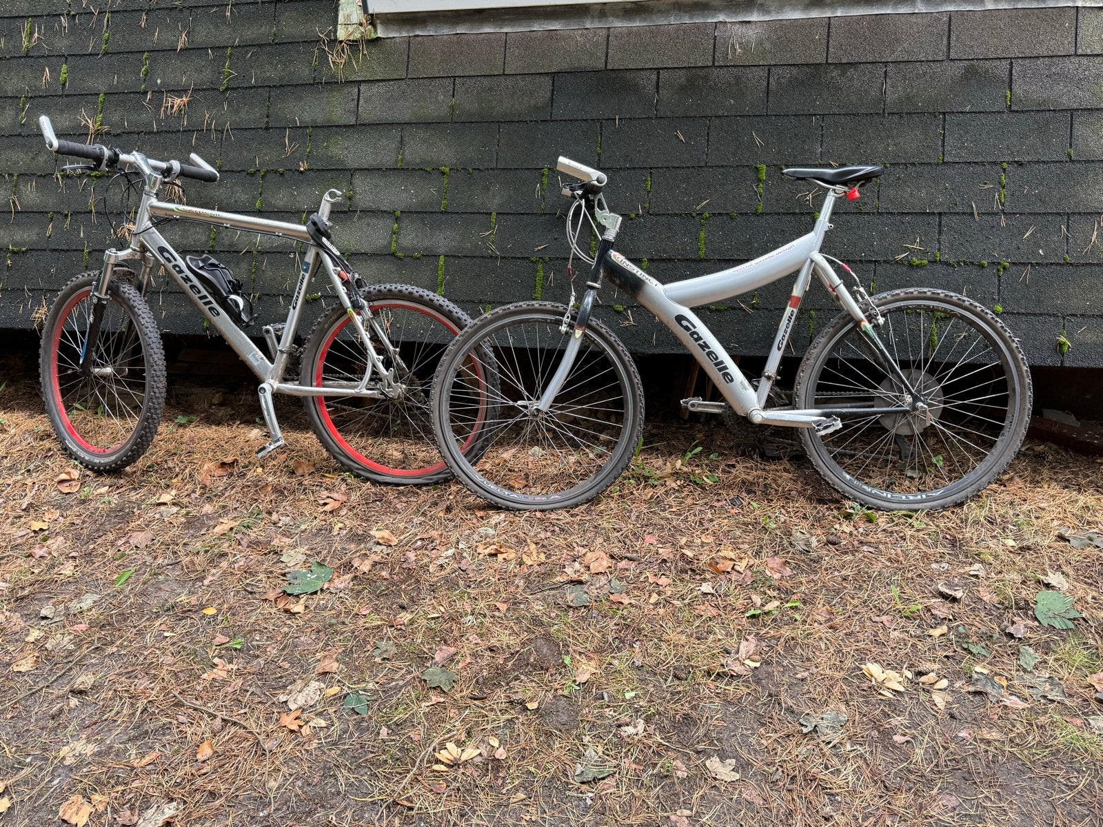 Twee Gazelle mountainbikes - opknappertjes (prijs voor 2!), Ophalen, Gebruikt, Hardtail, Velgrem