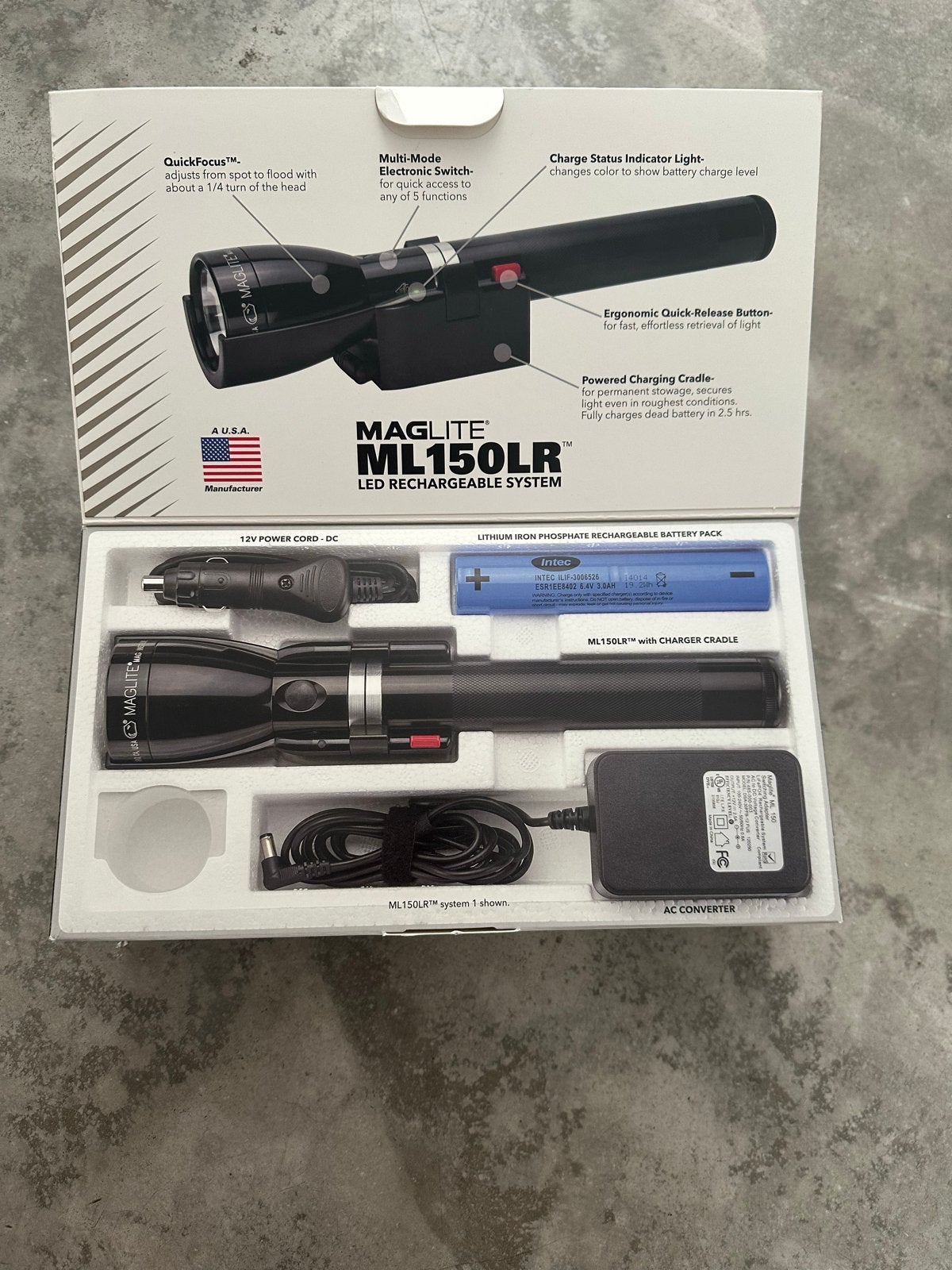 Maglite ML150LR LED Oplaadbaar Systeem - Nieuw in doos, Ophalen of Verzenden, Nieuw, Accu