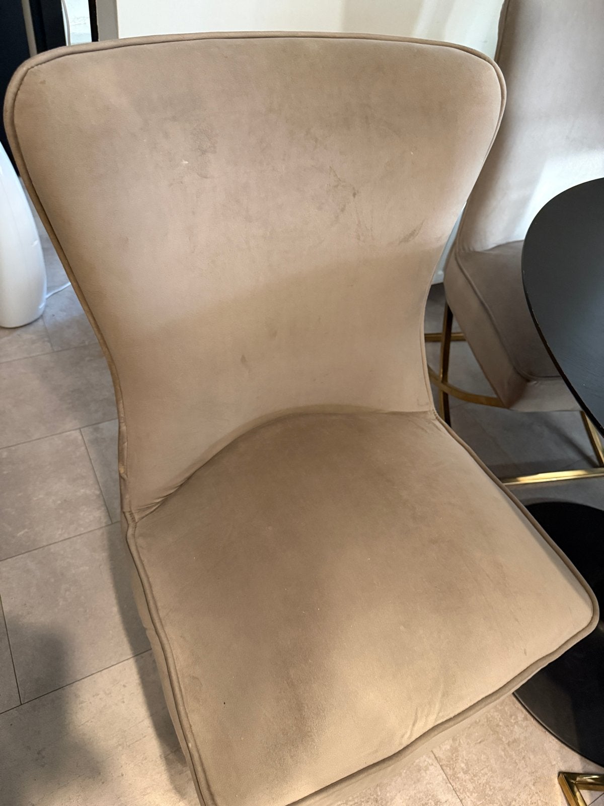 4 luxe eetkamer stoelen zo goed als nieuw!, Ophalen, Overige kleuren, Zo goed als nieuw, Vier