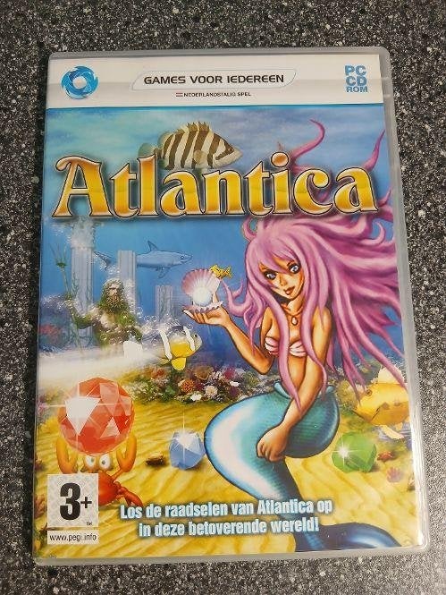 CD-ROM ATLANTICA (PUZZELS/NEDERLANDSTALIG), Spelcomputers en Games, Games | Pc, Puzzel en Educatief, 1 speler, Ophalen of Verzenden