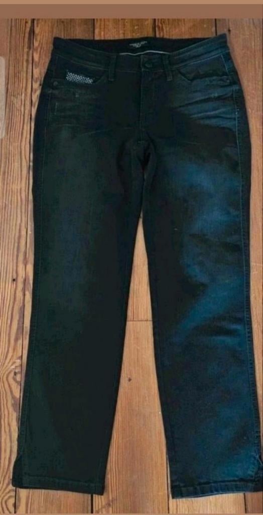 Mooi broek met glitters, Kleding | Dames, Broeken en Pantalons, Blauw, Maat 42/44 (L), Ophalen of Verzenden, Zo goed als nieuw