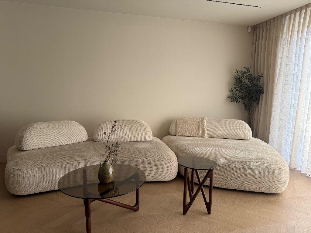 Eichholtz Sofa Residenza - Lyssa off-white, Ophalen, Gebruikt, Loungebank, Hoekbank