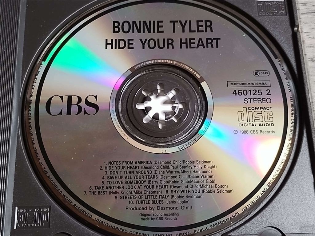 Bonnie Tyler – Hide Your Heart, Ophalen of Verzenden, Zo goed als nieuw, Poprock
