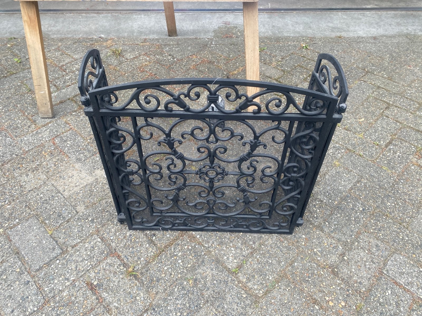 Gietijzeren haardscherm - Nieuw, Ophalen of Verzenden, Nieuw, Vrijstaande haard, Overige soorten