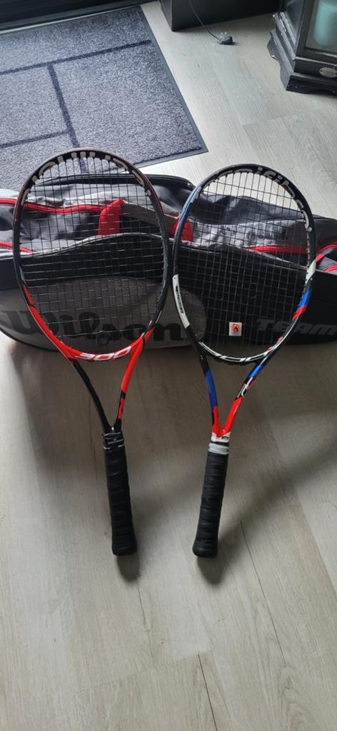 2x Technifibre én tennistas Wilson, Ophalen of Verzenden, Gebruikt, Racket, Wilson