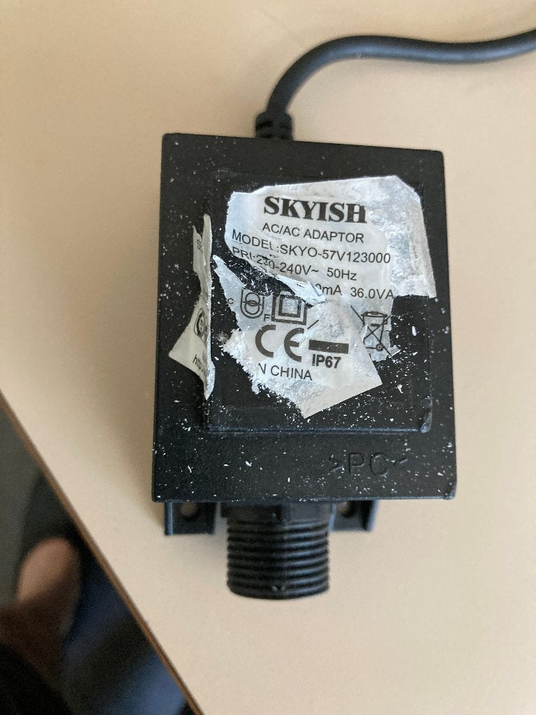 Intex SKYISH AC/AC Adapter, Tuin en Terras, Zwembaden, Ophalen, Gebruikt, Minder dan 80 cm, Minder dan 200 cm