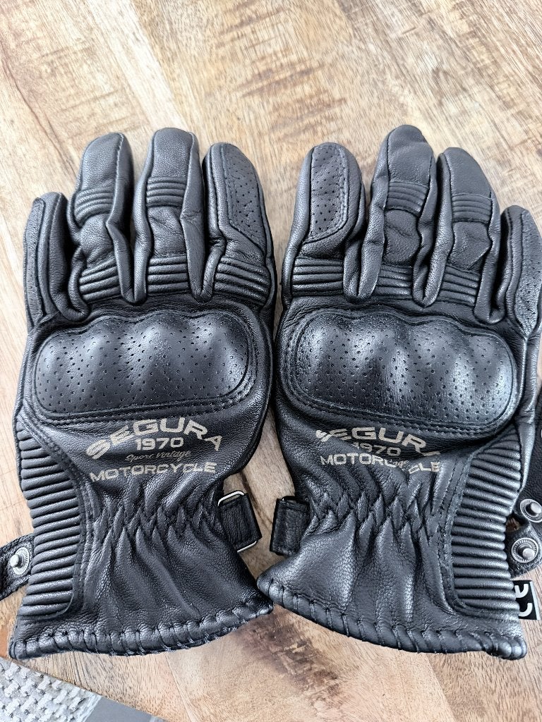 Nieuwe Lederen Motorhandschoenen Segura 1970 - Maat L, Segura 1970, Heren, Ophalen of Verzenden, Nieuw zonder kaartje