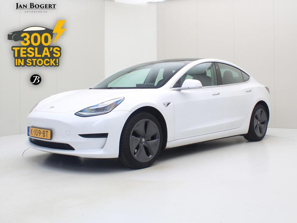 Tesla Model 3 Standard RWD Plus [ TREKHAAK+LFP-ACCU+AUTOPILO, Auto's, Tesla, Automaat, Achterwielaandrijving, Gebruikt, Zwart