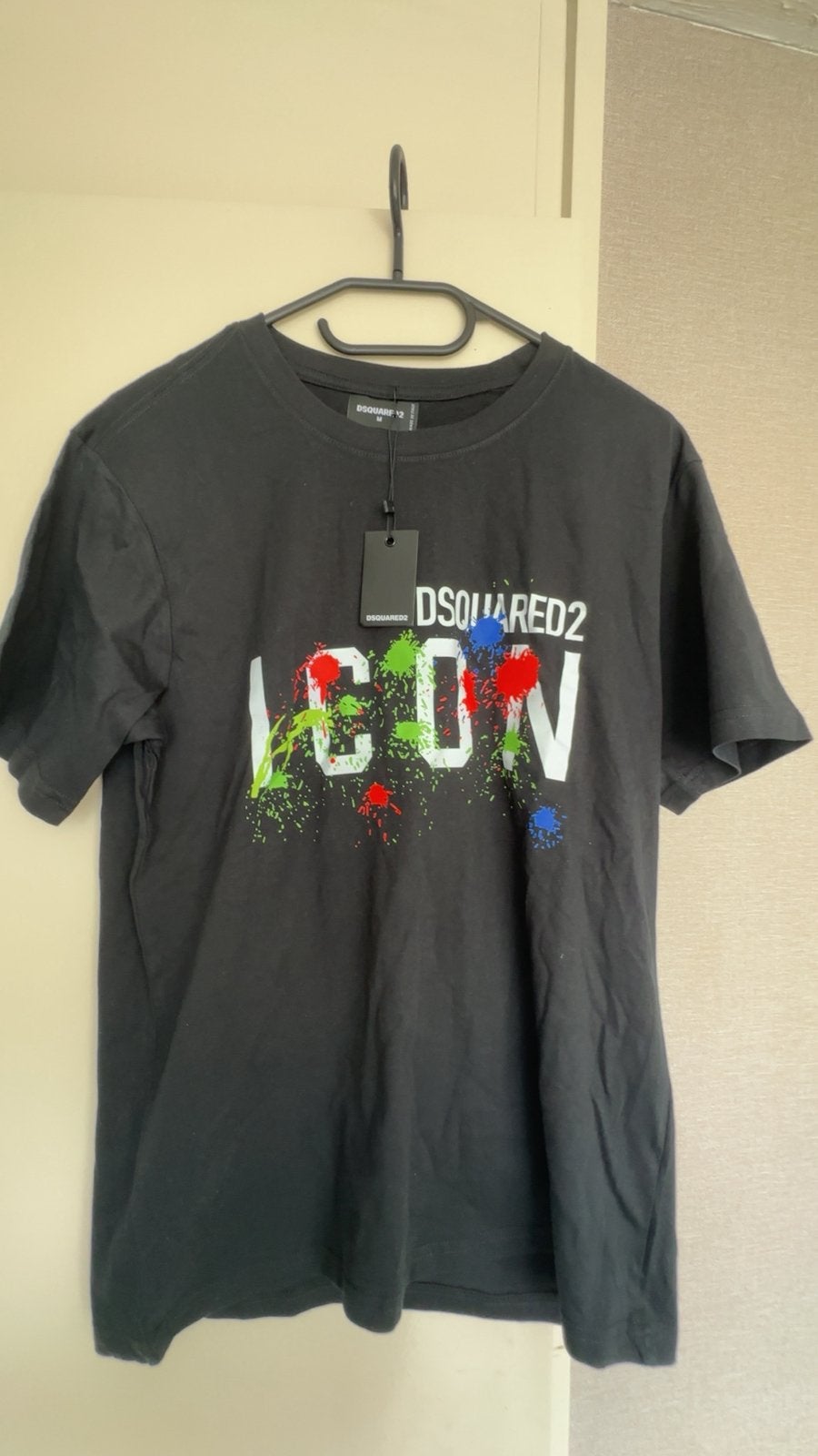 Dsquard 2 icon t shirt, Ophalen of Verzenden, Nieuw, Maat 46 (S) of kleiner, Zwart