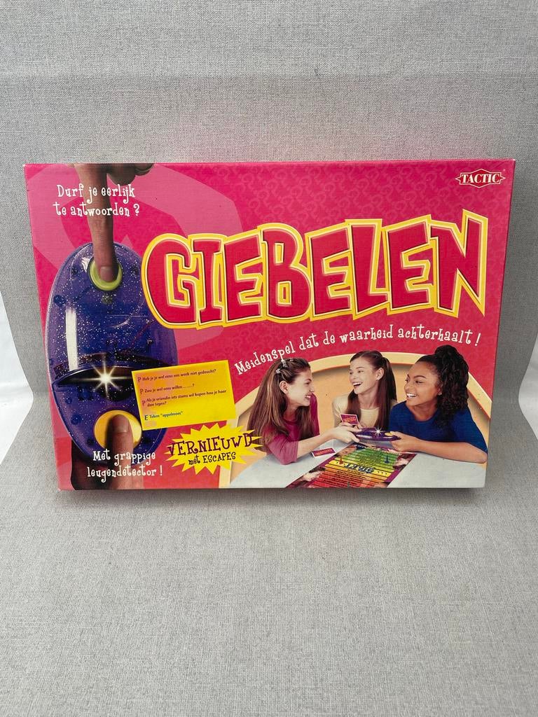 Giebelen Meidenspel - Durf jij de waarheid te vertellen?, Drie of vier spelers, Ophalen of Verzenden, Zo goed als nieuw
