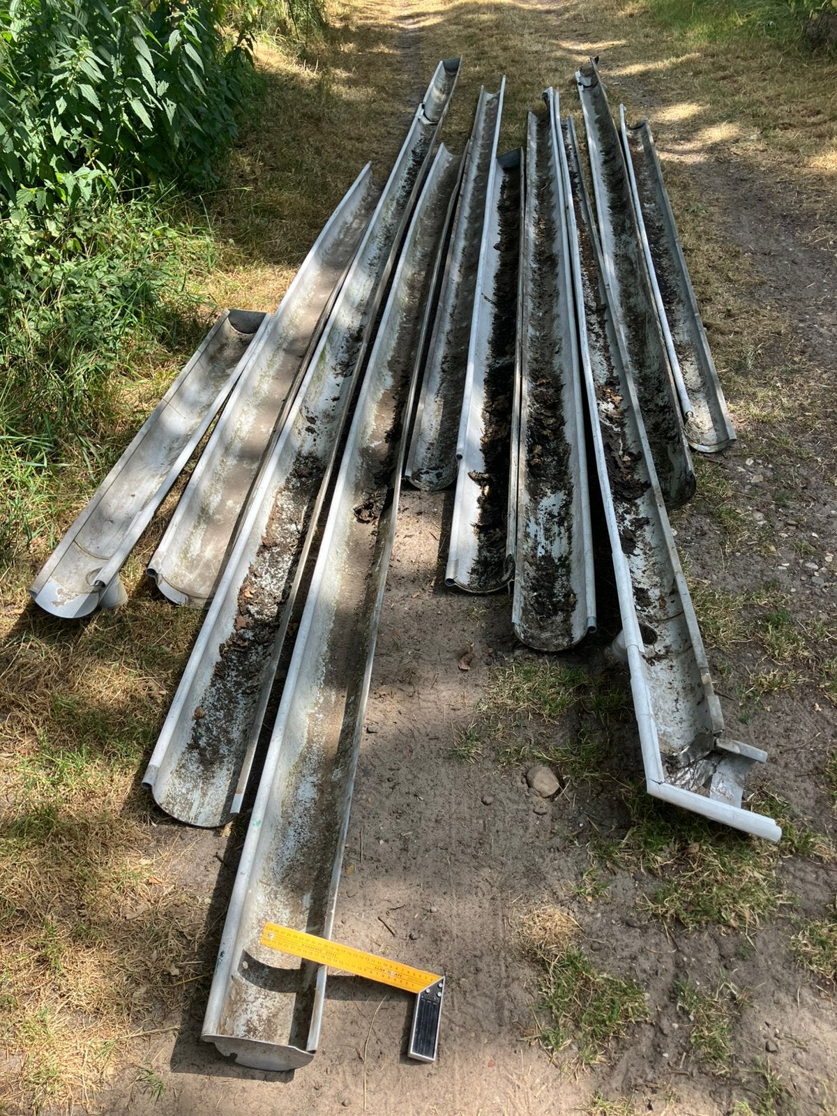 Dakgoten pvc 170 mm, Pvc, Ophalen of Verzenden, Zo goed als nieuw, 80 mm of meer