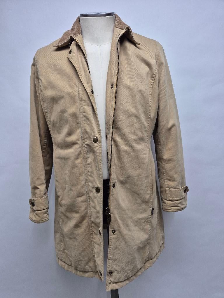 Barbour dames winterjas 'Softcotton Newmarket' 40, Kleding | Dames, Jassen | Winter, Maat 38/40 (M), Barbour, Verzenden, Beige