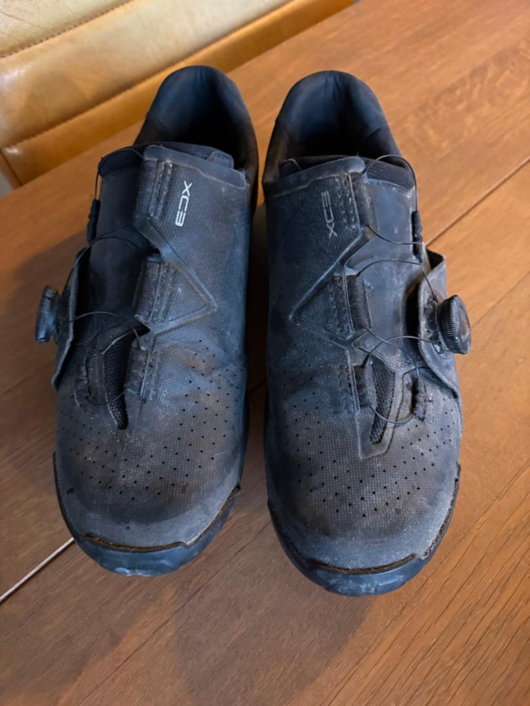 MTB schoenen - Shimano XC3 (XC300) - maat 43, Fietsen en Brommers, Fietsaccessoires | Fietskleding, Ophalen, Gebruikt, Heren, Schoenen