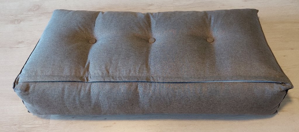 Rugkussen of wigkussen voor bank of bed. 100 x 50 cm., Ophalen, Rugkussen, Nieuw, Afneembare hoes