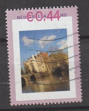 Persoonlijke postzegel gestempeld 44 ct de Grachtengordel, Verzenden, Na 1940, Gestempeld