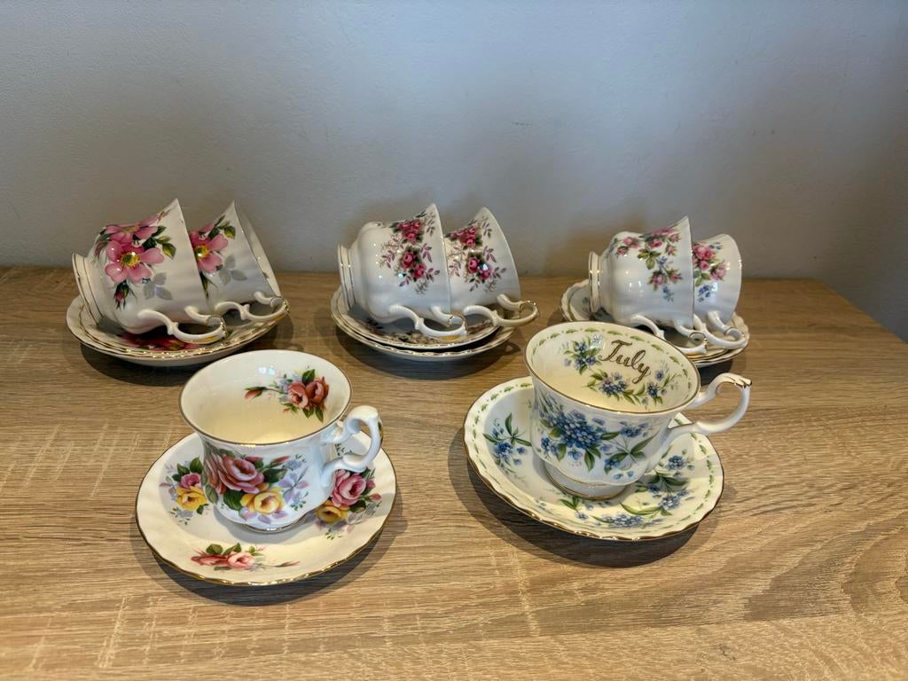 Royal Albert servies met bloemmotieven, Ophalen