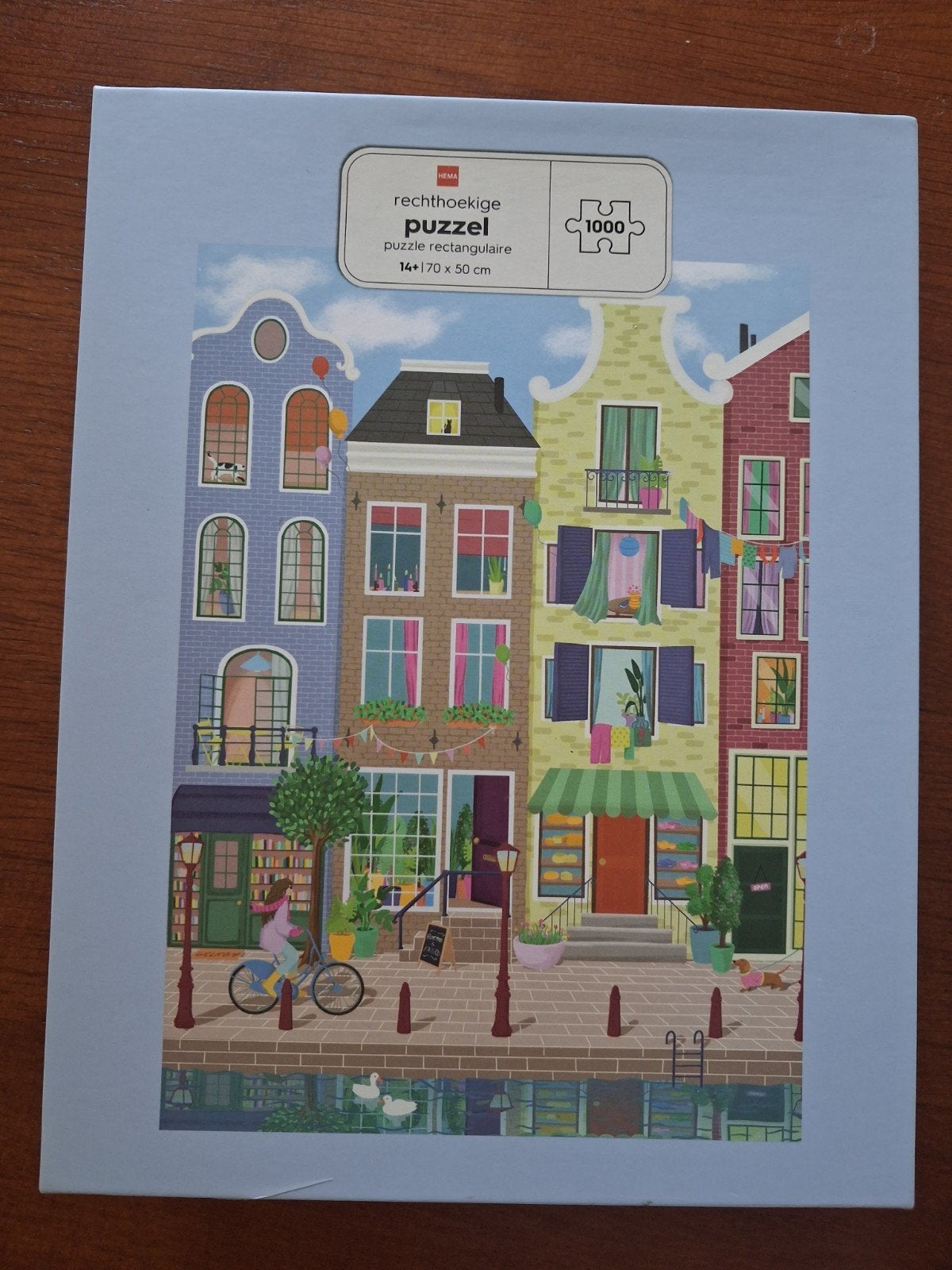 Een hele fijne Hema puzzel 1000stuks compleet, Ophalen of Verzenden, 500 t/m 1500 stukjes, Zo goed als nieuw