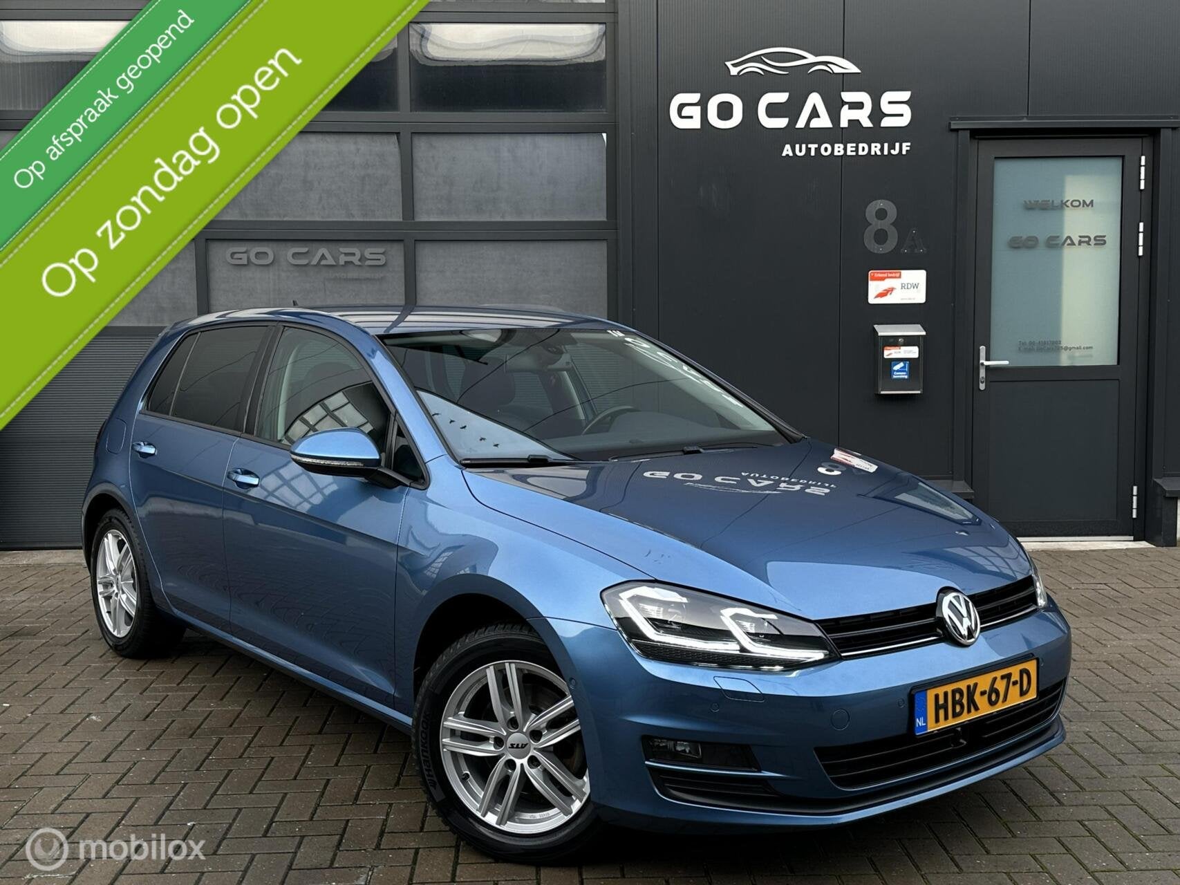 Volkswagen Golf 1.4 TSI Highline/Automaat DSG/Navi, Euro 5, Gebruikt, 4 cilinders, Blauw