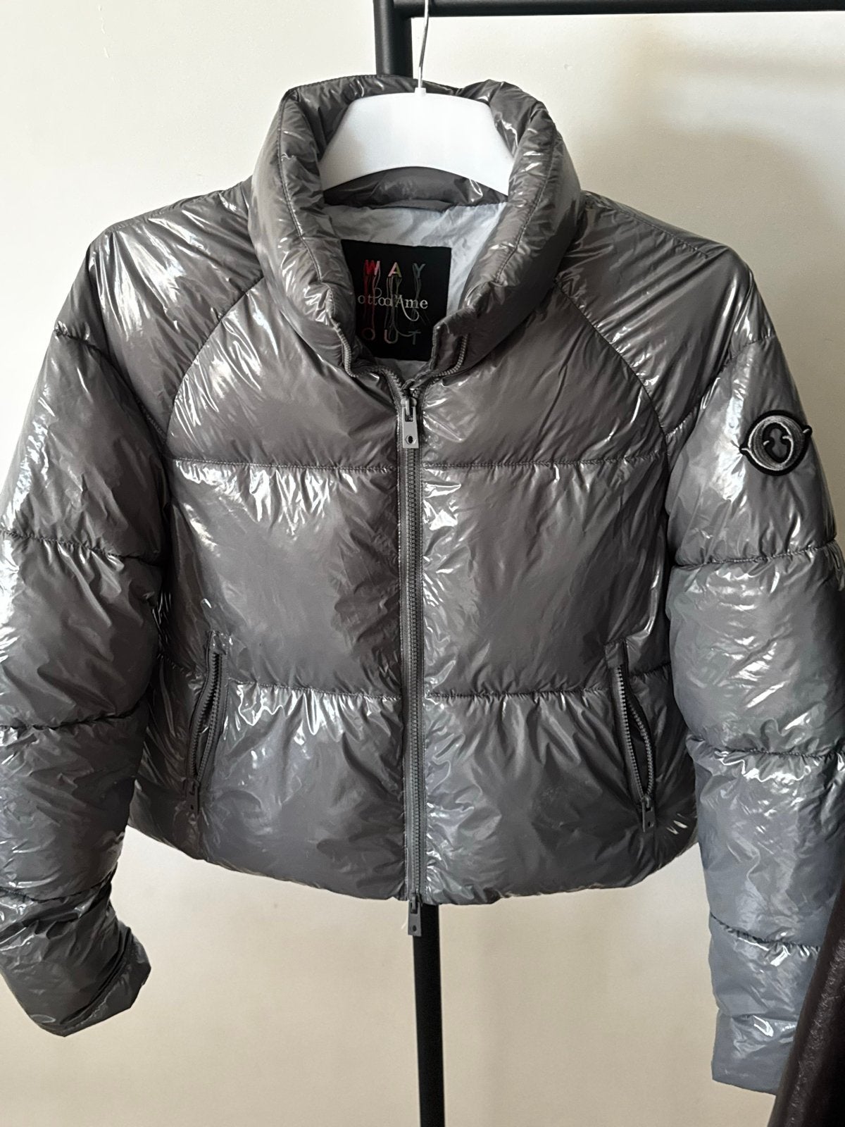 Nieuwe Ottod'Ame dons winterjas grijs maat 36/S, Ophalen of Verzenden, Nieuw, Maat 36 (S), Grijs