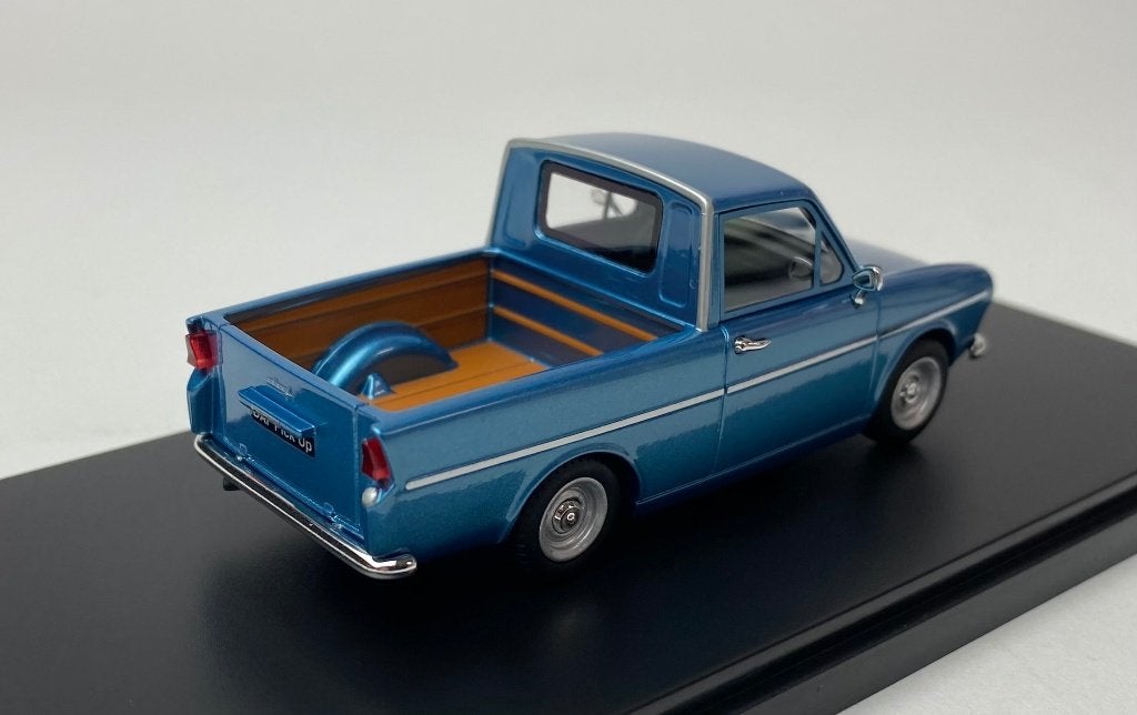 Lagamo 1:43 Daf 750 Pick Up 1965 metallic blauw- Limited 50x, Overige merken, -, Nieuw, Ophalen of Verzenden