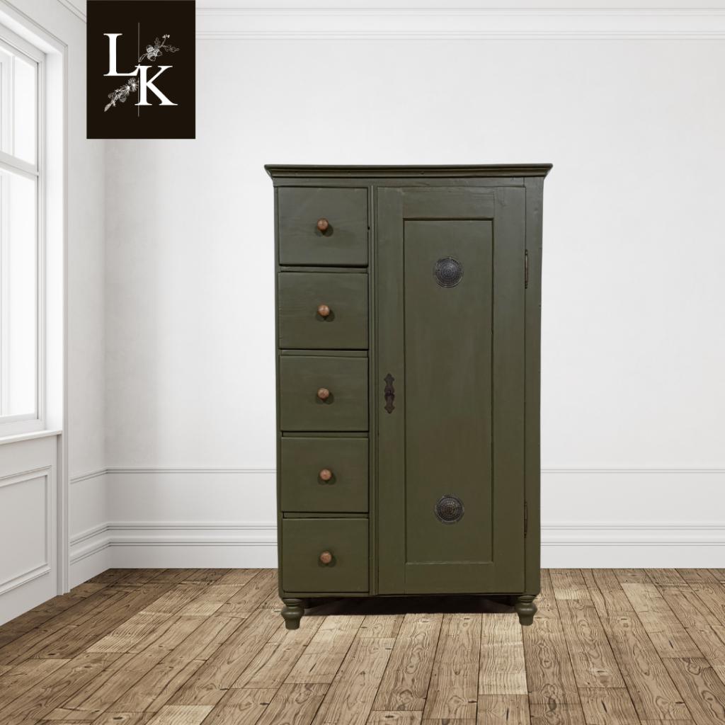 Landelijke klassieke kast, meidenkast, ladekast, spekkast, Ophalen of Verzenden
