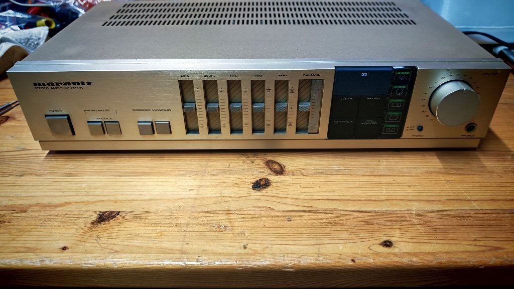Marantz PM 440 Stereo Geintegreerde Versterker + Equalizer, Audio, Tv en Foto, Marantz, Gebruikt, Ophalen of Verzenden, Minder dan 60 watt