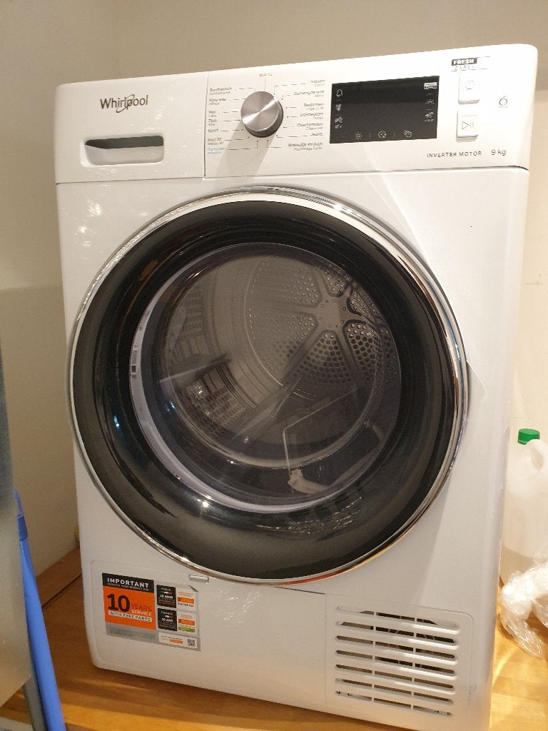 9 KG Whirlpool Tumble Dryer, Minder dan 85 cm, 8 tot 10 kg, Ophalen of Verzenden, Zo goed als nieuw