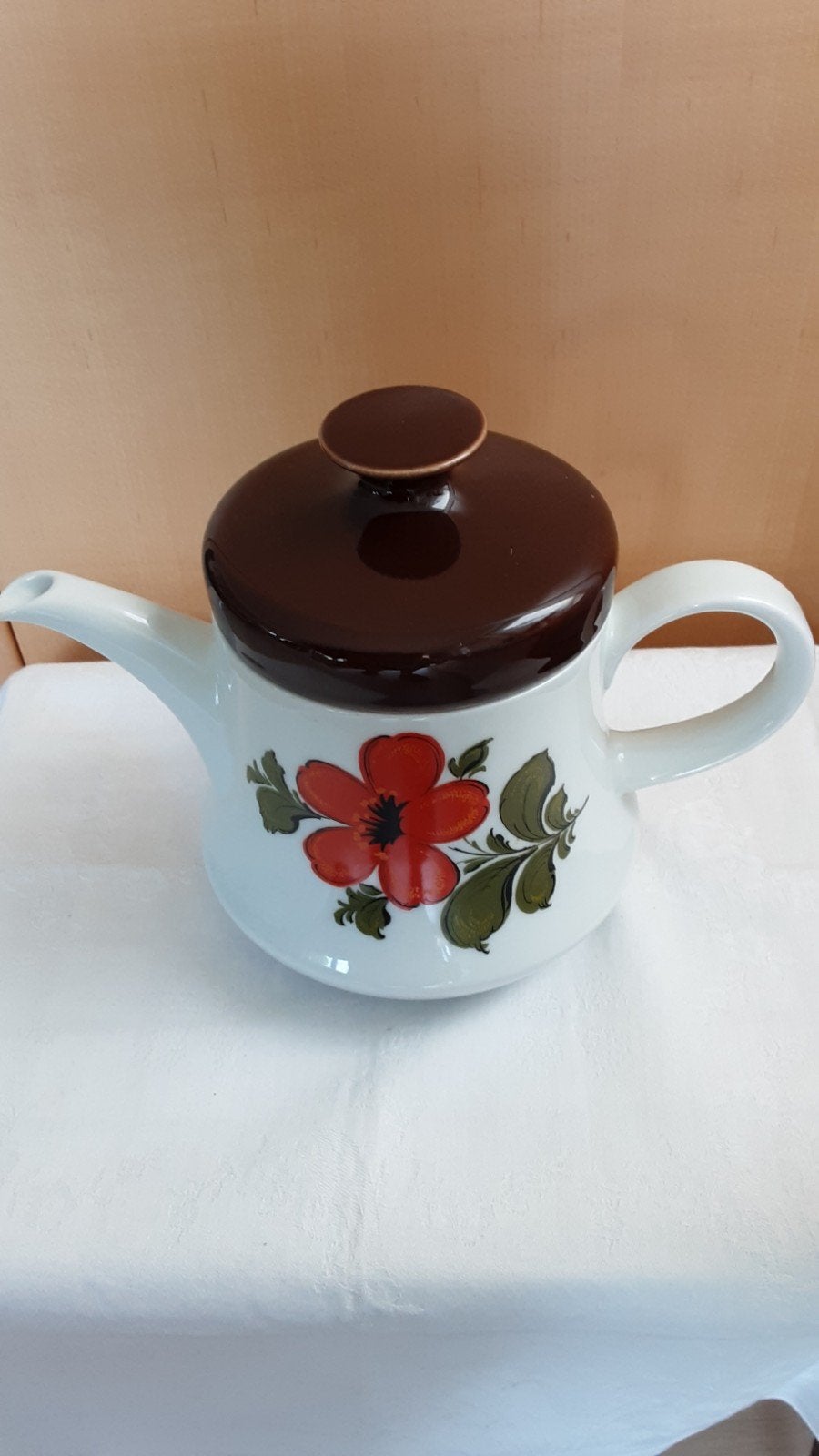 Vintage Arzberg Theepot met Bloemenmotief, Ophalen of Verzenden