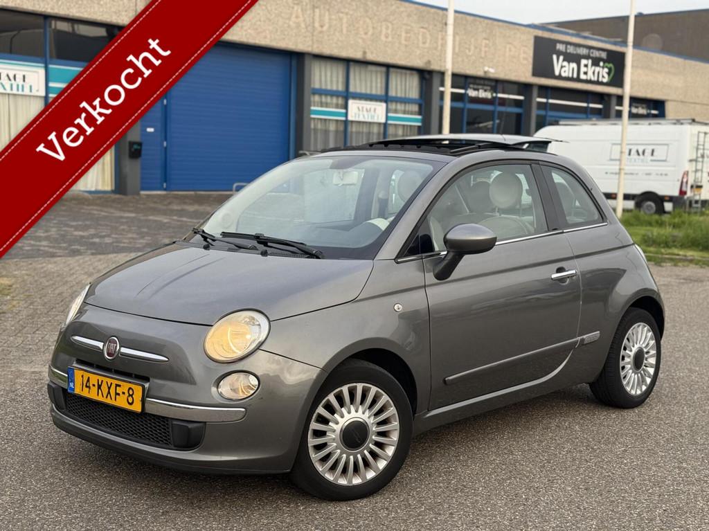 Fiat 500 1.2 2010 Automaat Panoramadak Airco NL Auto, Auto's, Fiat, Bedrijf, ABS, Airbags, Airconditioning, Alarm, Bluetooth, Boordcomputer
