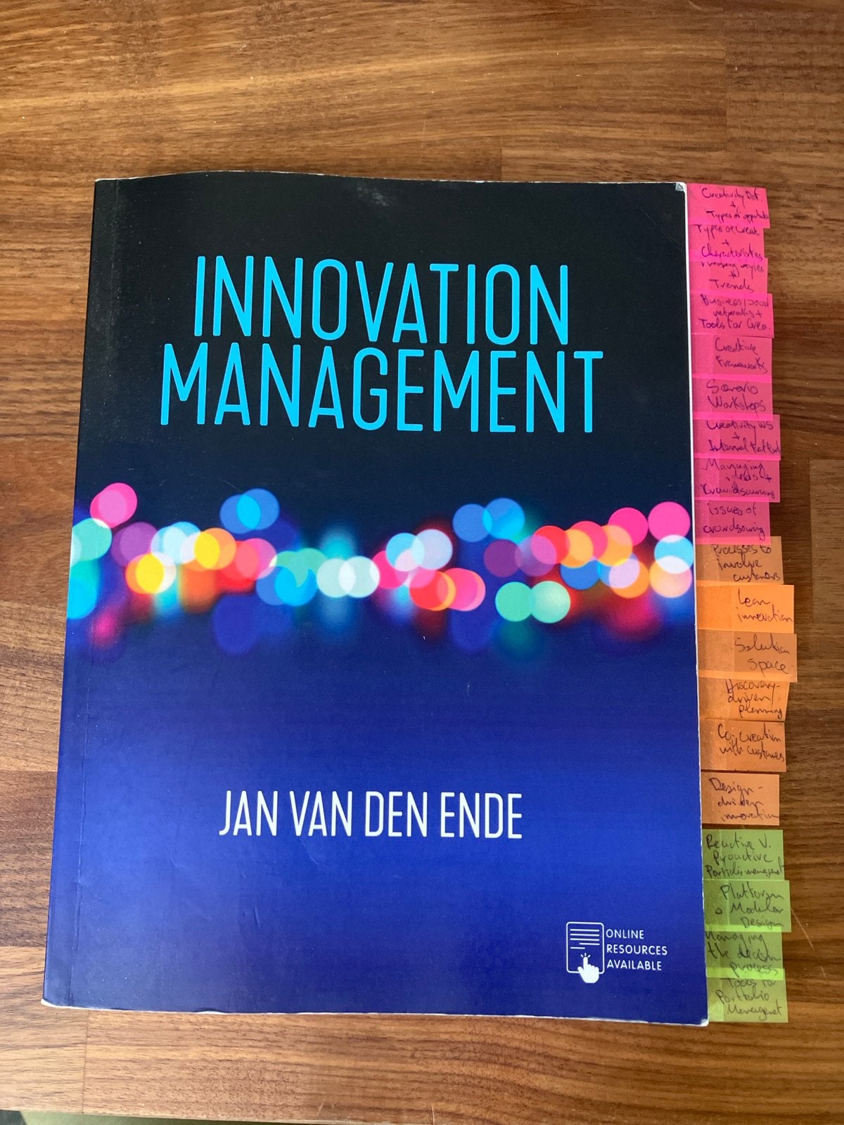 Innovation Management - Jan van den Ende HBO/WO), Ophalen of Verzenden, Gamma, Zo goed als nieuw, WO