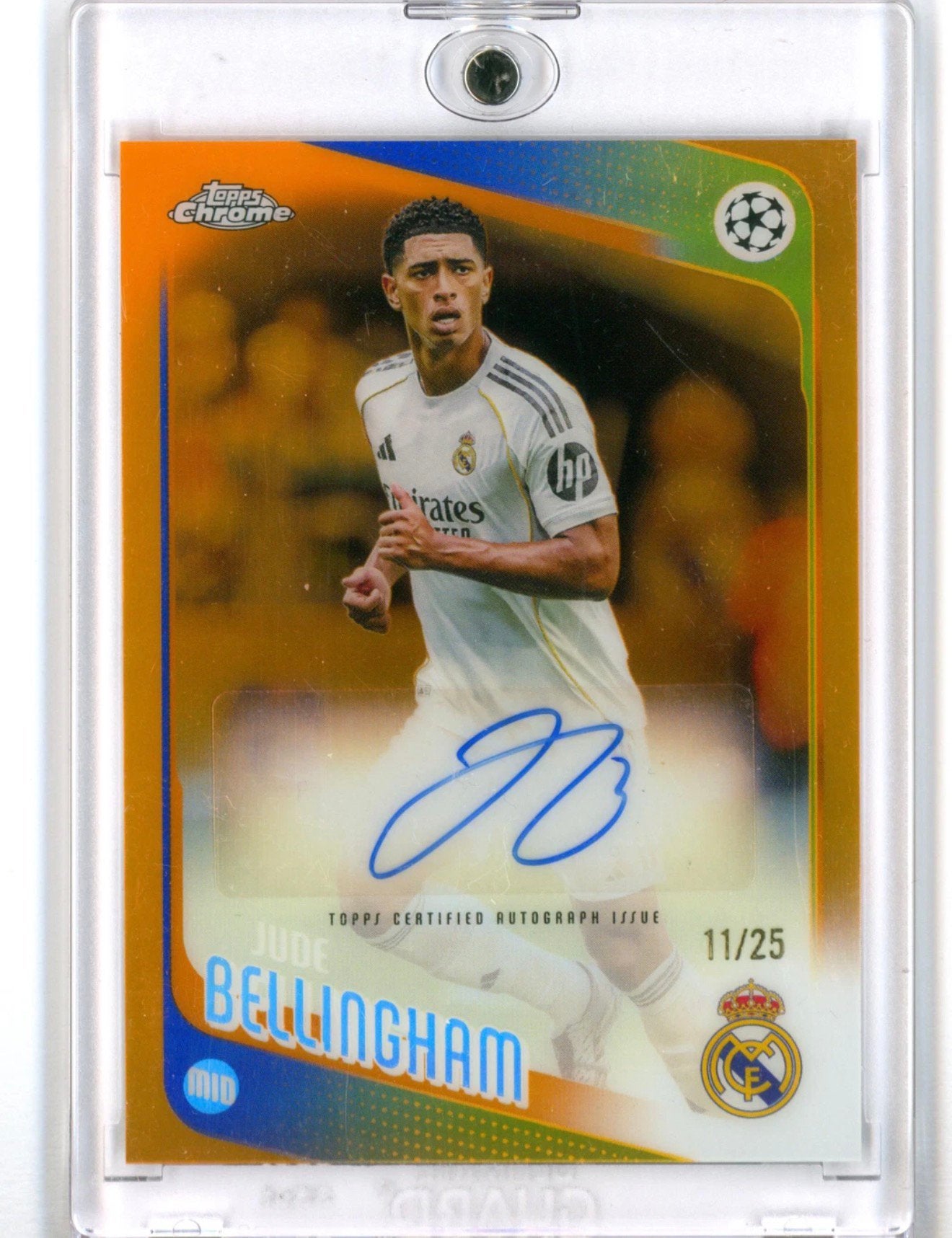 Bellingham Autograph Card Topps Chrome /25, Verzenden, Nieuw, Plaatje