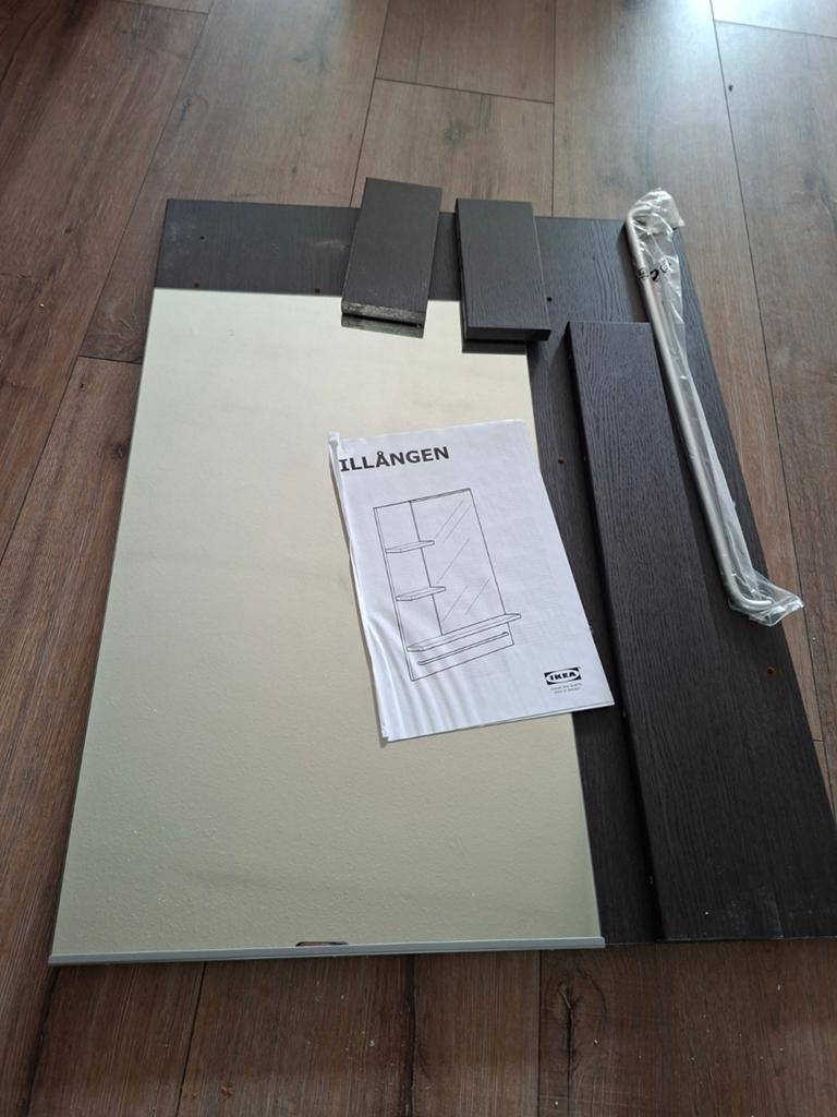IKEA LILLÅNGEN spiegelkast, nieuw in doos, Ophalen, Spiegelkast, Nieuw, 50 tot 100 cm