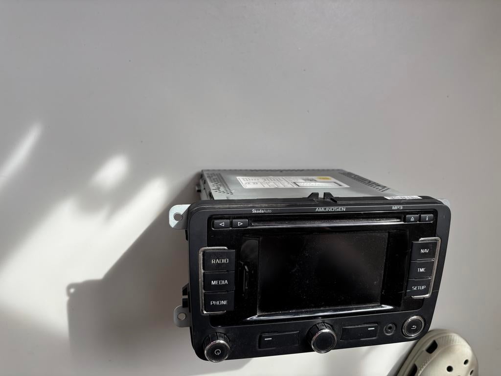 Skoda Amundsen Autoradio Navigatiesysteem MP3, Ophalen of Verzenden, Gebruikt