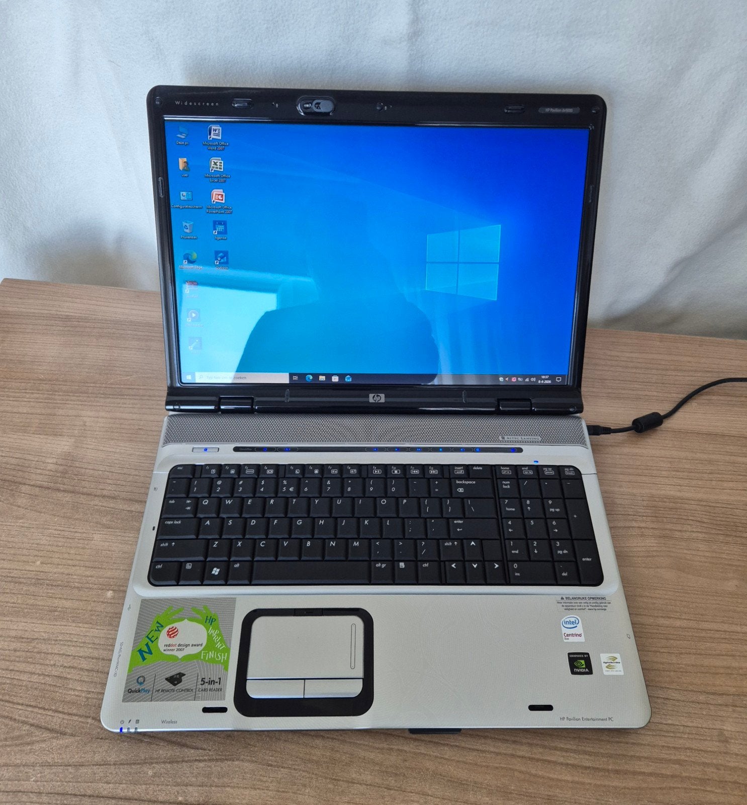 17 inch HP laptop/win 10 pro/3gig ram/750gig hdd/DVD brander, Ophalen, Gebruikt, HDD, HP