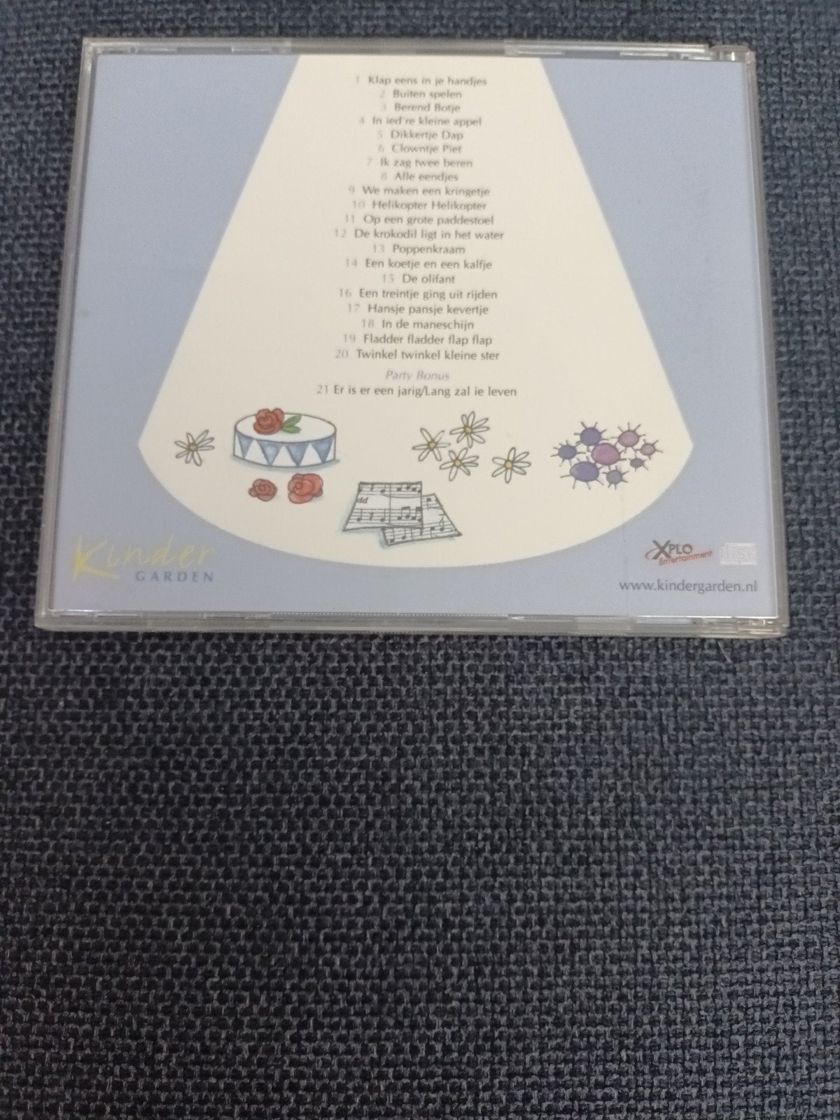 Liedjes uit Kindergarden, Cd's en Dvd's, Cd's | Kinderen en Jeugd, Ophalen of Verzenden, Zo goed als nieuw
